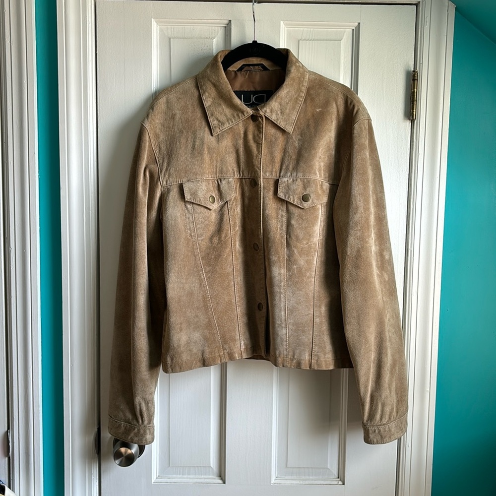 Camel Suede Jacket